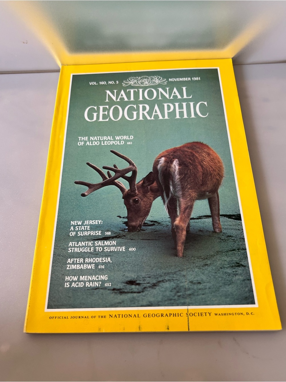 July 1982 issue of National Geographic magazine